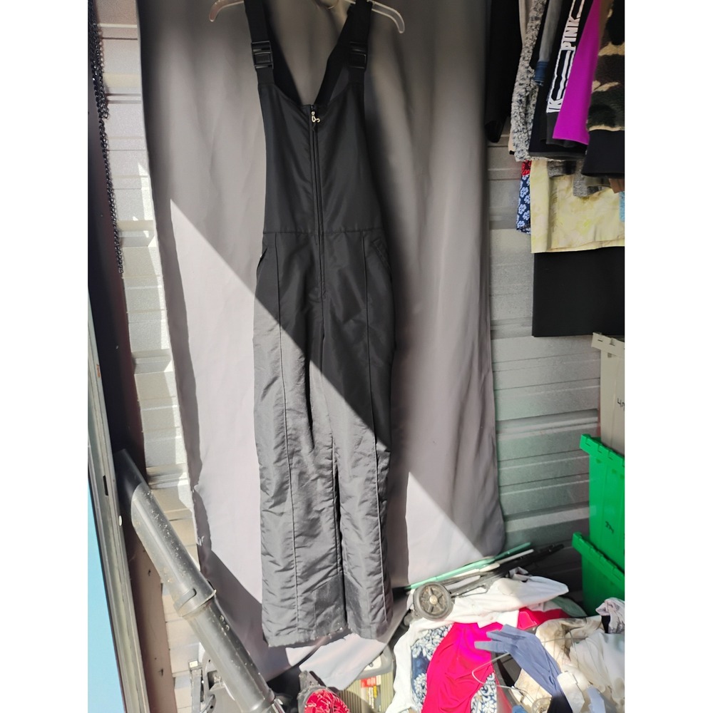 Magellan Outdoors Womens XL Black Insulated Bib Snow Overalls Ski Pants